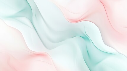 Abstract Liquid Background with Soft Pastel Waves and Fluid Texture