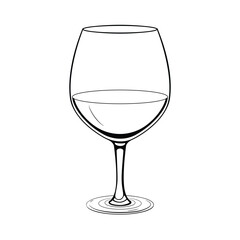 glass of wine coloring pages