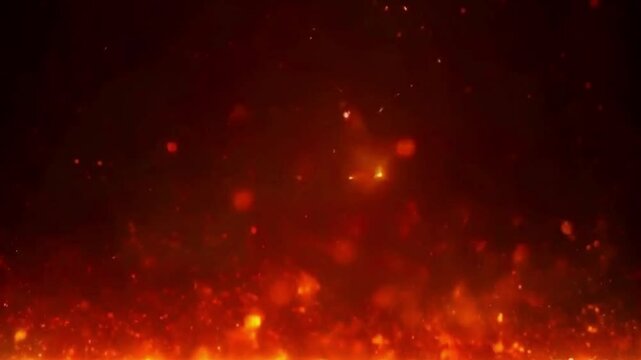 feu cr&eacute;pitant