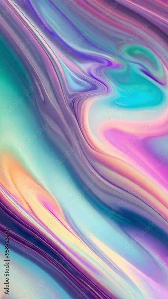 Poster abstract purple and blue gradient with subtle flowing lines and swirls.