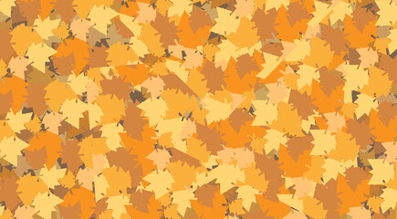 Maple leaf autumn leaves background.