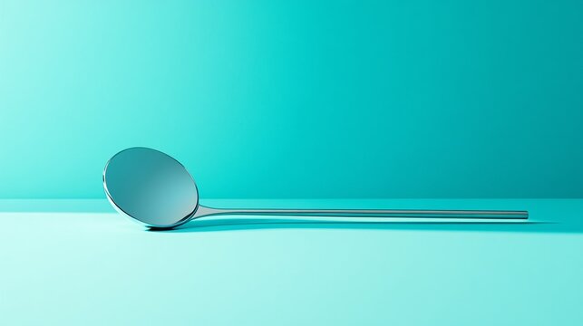 Shadowy representation of an otoscope and reflex hammer on a high-contrast background in a minimalist photogram style Stock Photo with copy space
