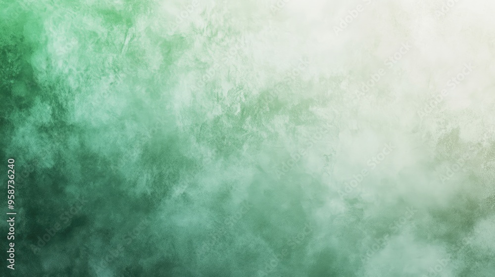 Poster a subtle green gradient texture with a soft, pastel finish, ideal for minimalist or clean design app