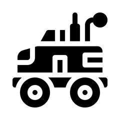 toy car glyph icon