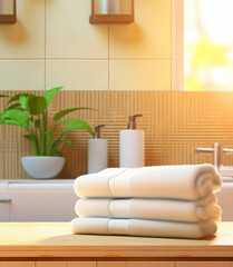 Fototapeta premium interior with bathtub and shower