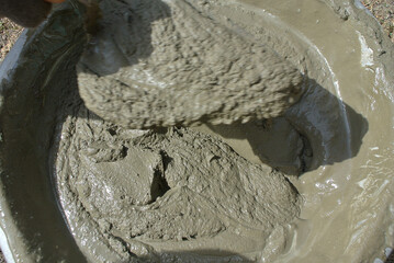 cement and trowel, home construction and repair.