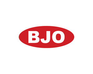 BJO logo design vector template. BJO