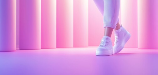 Digital style board, modern fashion, trendy look, 3D illustration