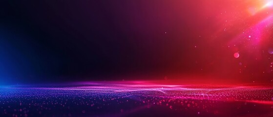 Obraz premium Geometric light patterns, modern techniques, visual impact, 3D illustration