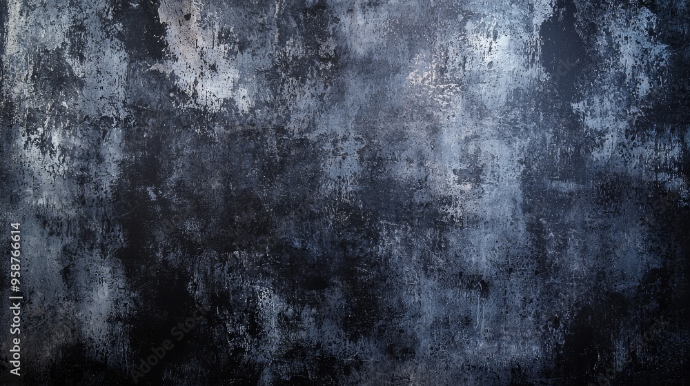 Poster using a black background with no visible objects on it. the background is dark, rough, and simple.