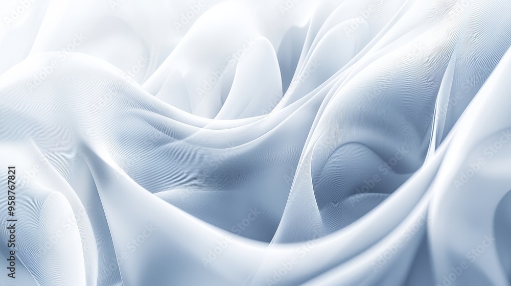 Poster the background is minimalist with grey elements and white textures, with a design that is modern and