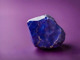 Fototapeta premium Lapis Lazuli Rocks on a Wooden Table - Ideal for Jewelry Inspiration, Mineral Collectors, and Interior Photography