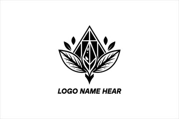 Green Leaf Logo Icon Vector and Silhouette Design: Eco-Friendly and Nature-Inspired Branding