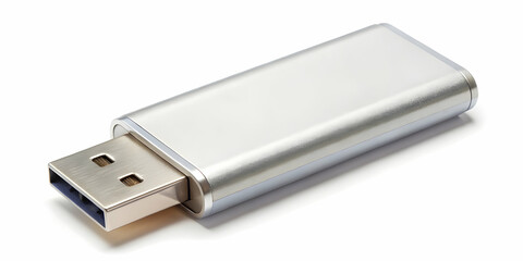usb isolated on white background