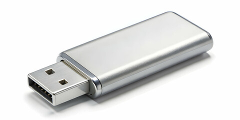 usb isolated on white background
