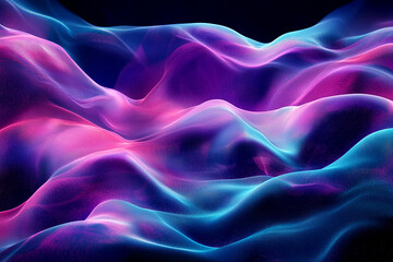 Obraz premium Abstract wave particle technology background