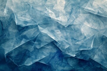 Obraz premium Abstract Blue Geometric Pattern