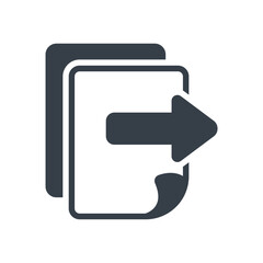 copy icon design vector template