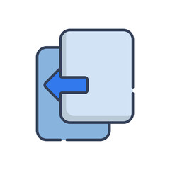 copy icon design vector template