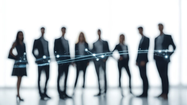 Business communication and networking visualization