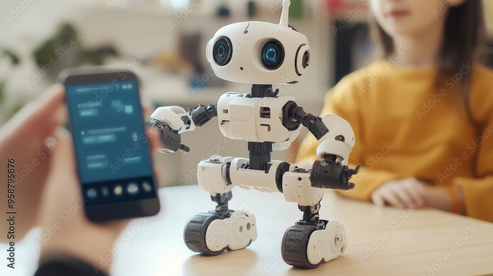 Poster build your own robot that balances! control it with your phone. learn robotics with fun courses for 