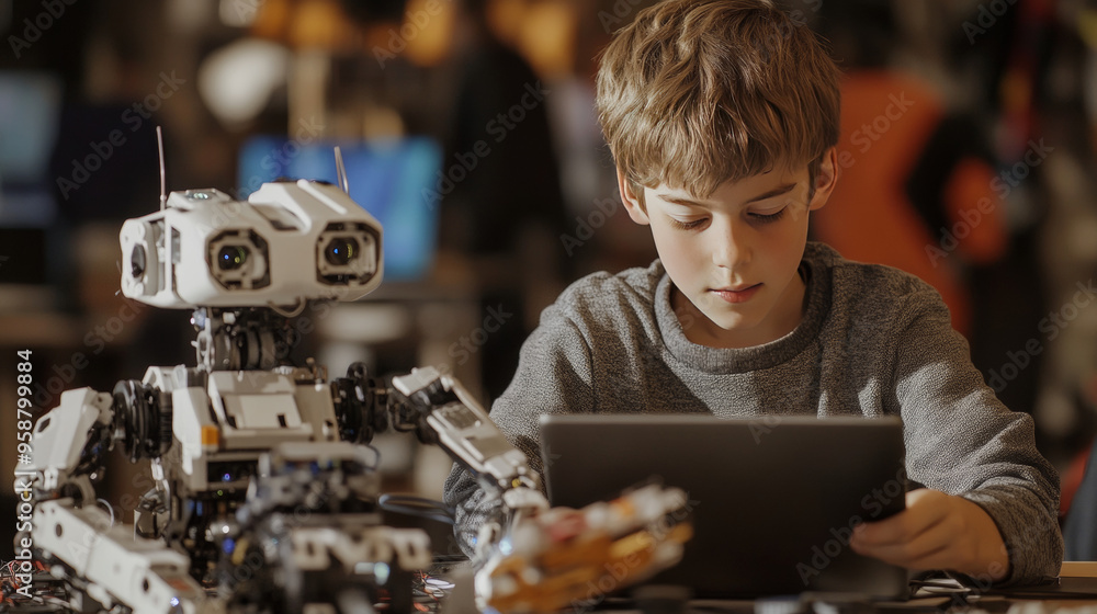 Poster learn robotics, coding, and ai online! this it school offers fun engineering courses for kids, teach