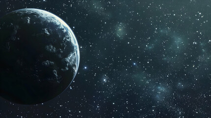 Star planet and universe background