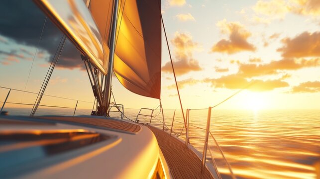 Tranquil Sunset Sail