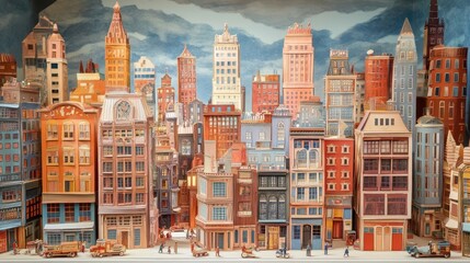 Paper City: A Street Built From Cutouts