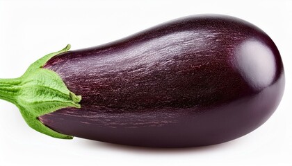 Eggplant isolated on white background, full depth of field