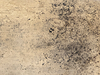 Cemented texture with washed black dots or black dirts seamless background.