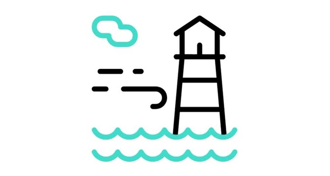 illustration of a lighthouse