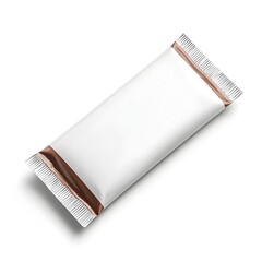 Metallic Snack Bar Package Design on White Background