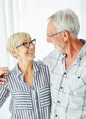 senior woman man couple happy retirement love elderly portrait male old together adult mature retired wife family wife husband hug romance bonding active vitality