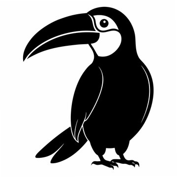 recommend clip art: Toucan Black silhouette
