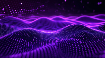 3d hi-tech green circular dots topography futuristic background, 3d particles geometrical premium business tech background. Beautiful simple AI generated image