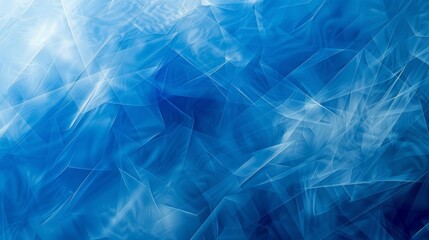 Abstract Blue and White Geometric Background
