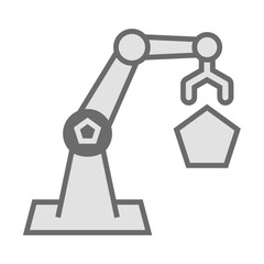 Industrial Robot icon design