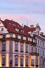 Old Town of Prague, detail of buildings, Czech Republic/Central Bohemia Region, Prague