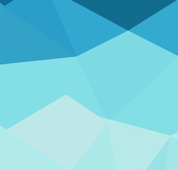 Fototapeta premium Abstract blue color polygon triangle background. Wallpaper design