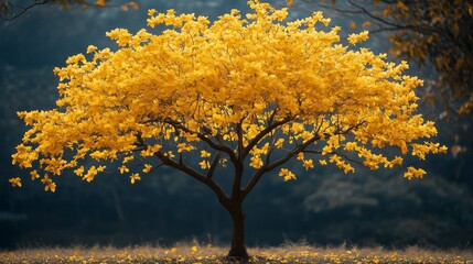 Golden Autumn Tree