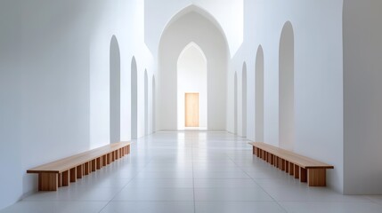 Symmetry in Minimalist Religious Architecture: Analyze the use of symmetry in minimalist religious buildings, where simple, symmetrical designs contribute to a sense of spirituality and contemplation.