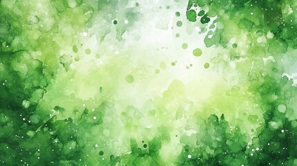 Hand painted watercolor. watecolor background. green background. abstract watercolor background, vector illustration  generative ai