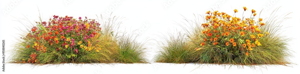 Poster an isolated path through nature on a transparent background
