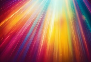 Obraz premium Colorful abstract background with blurred motion, featuring vibrant rainbow-like hues and a sense of movement