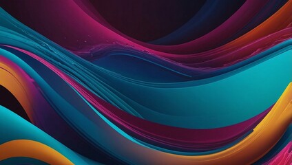 Vibrant, abstract background with fluid shape elements. Vector EPS.