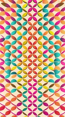 hires Abstract colorful seamless pattern with different designs and types  
