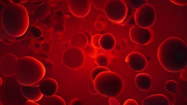 Red blood cells arterial blood stream medicine health biology anatomy physiology microscopic microbiology science medical treatment human vein circulation pressure level life cell scientific material
