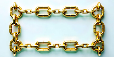 Fototapeta premium Blockchain and Dollar Path Frame: Modern Financial Design with Secure Nodes and Efficient Pathways for Transactions, Copy Space Included - Photo Stock Concept