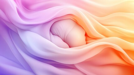 Obraz premium A close up of a colorful fabric with some sort of pattern, AI